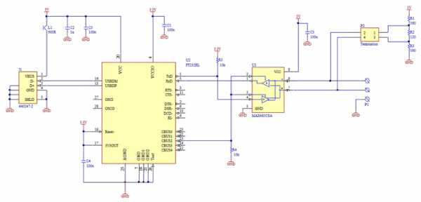 Схема rs 485 usb