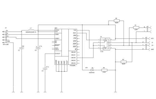 Переходник rs485 usb схема